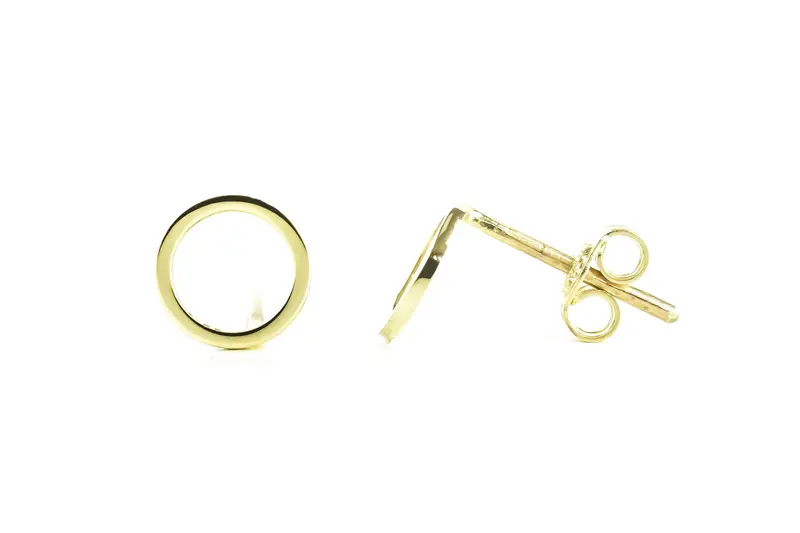 BeMy Gold 14K Open Rondjes Oorknoppen