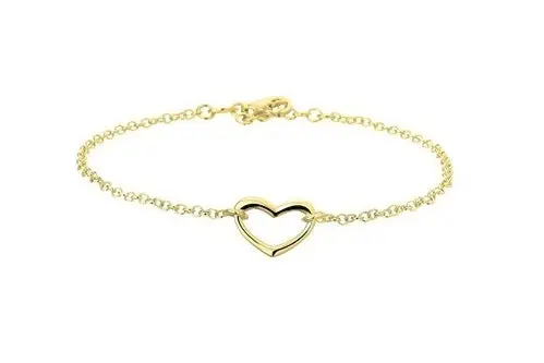 BeMy Silver Hartje Enkelband
