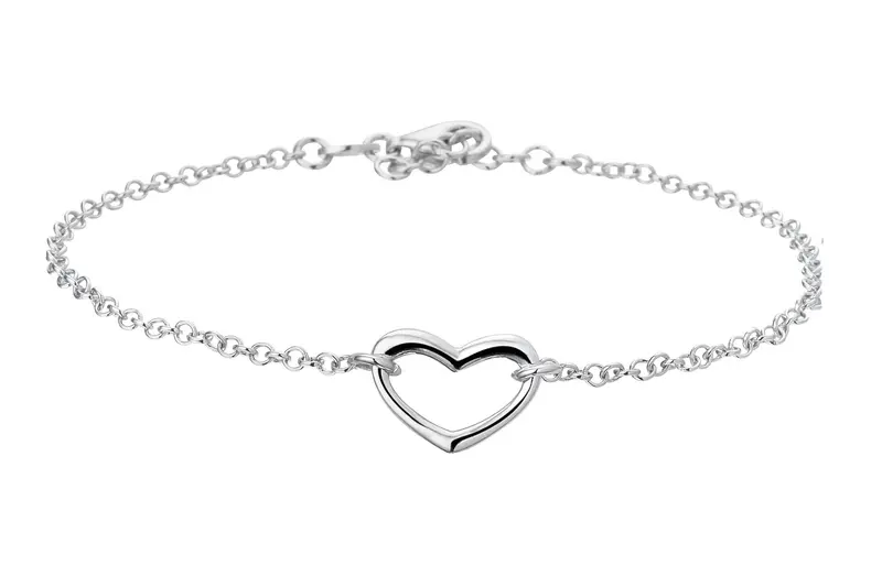 BeMy Silver Love Enkelband