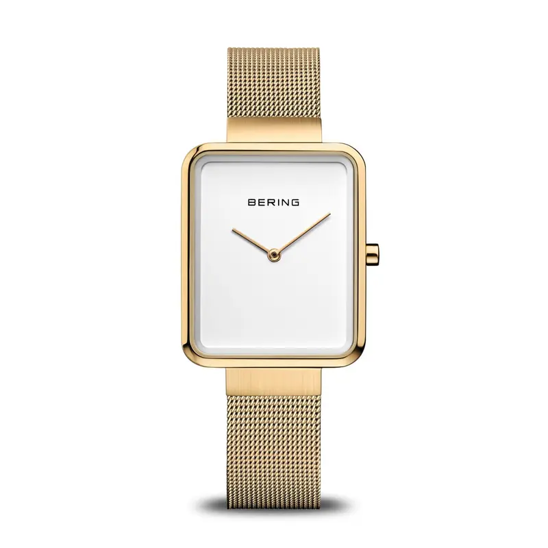 bering dames horloge witte wijzerplaat - 14528-334