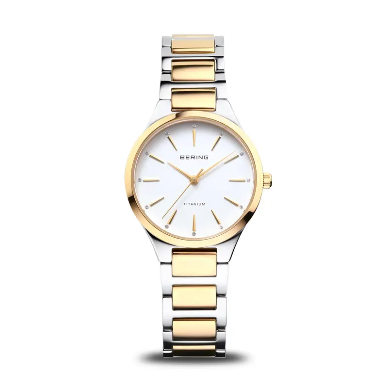 Bering dames horloge witte wijzerplaat - 15630-701