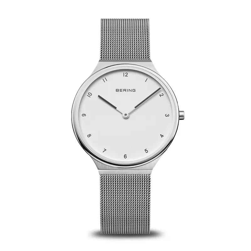 bering dames horloge witte wijzerplaat - 18434-004