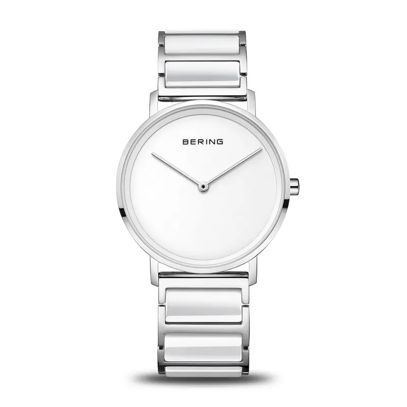 bering dames horloge witte wijzerplaat - 18535-754