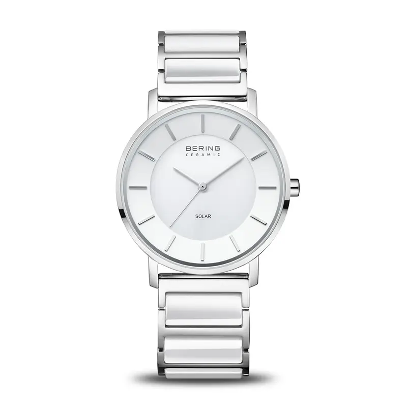 bering dames horloge witte wijzerplaat - 19535-754