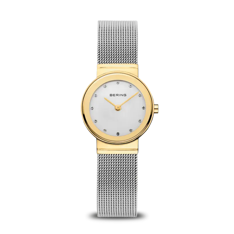 bering dames horloge zilveren wijzerplaat - 10126-001