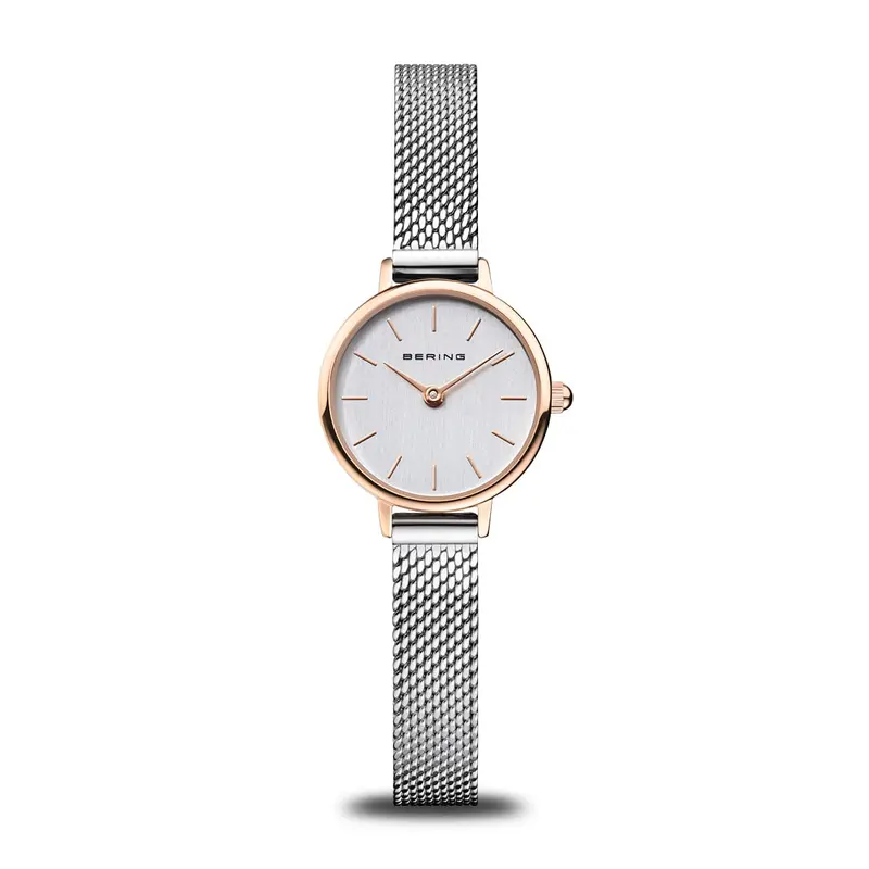 bering dames horloge zilveren wijzerplaat - 11022-064