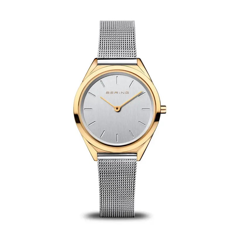 bering dames horloge zilveren wijzerplaat - 17031-010