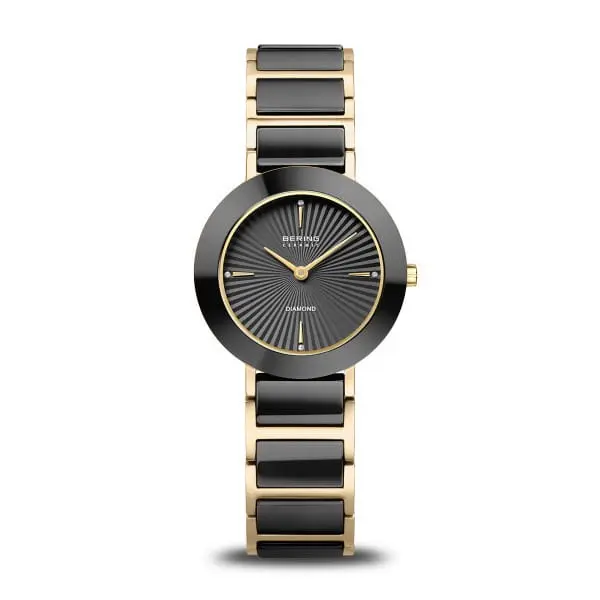 Bering dames horloge zwarte wijzerplaat - 11429-732