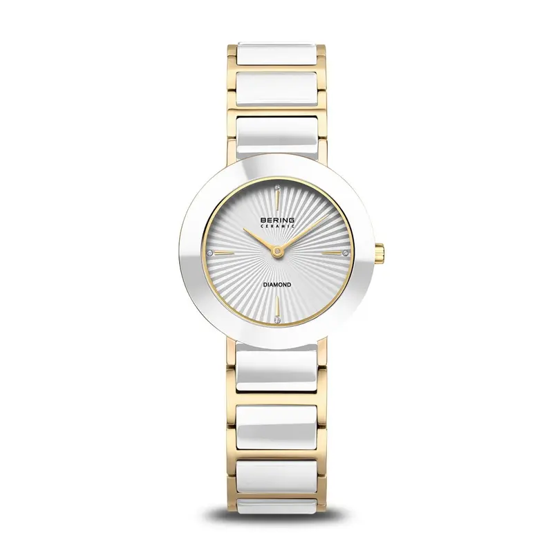 Bering horloge witte wijzerplaat - 11429-758