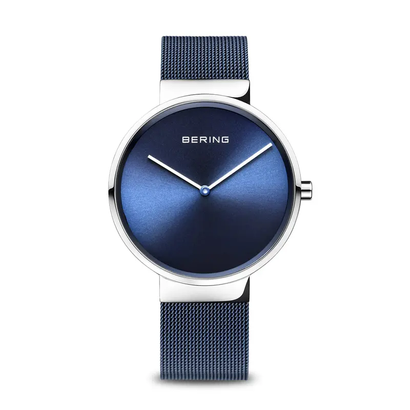 bering unisex horloge blauwe wijzerplaat - 14539-307