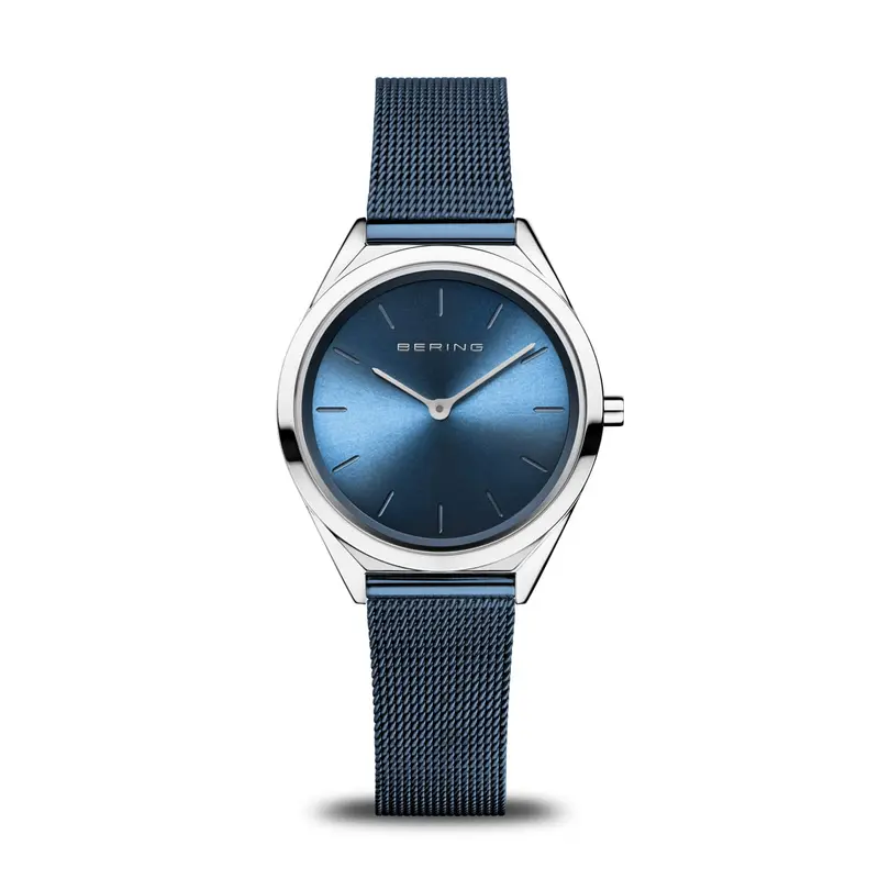 bering unisex horloge blauwe wijzerplaat - 17031-307