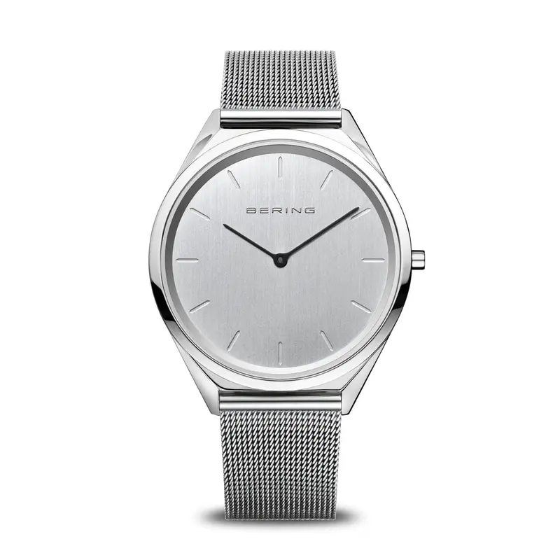 bering unisex horloge zilveren wijzerplaat - 17039-000