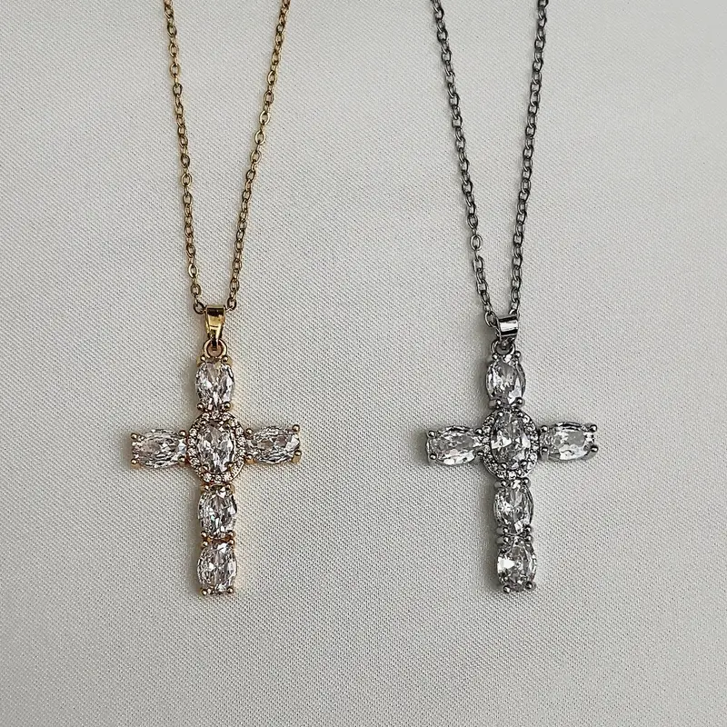 Big Diamond Cross | Ketting