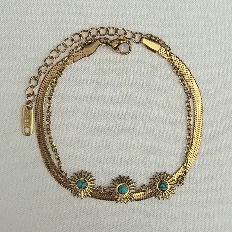 Blauwe Zonnestraal | Armband