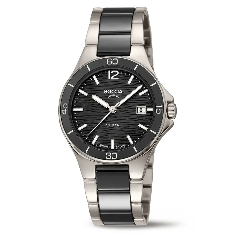 Boccia Titanium 3384-02 Dames Horloge 36mm