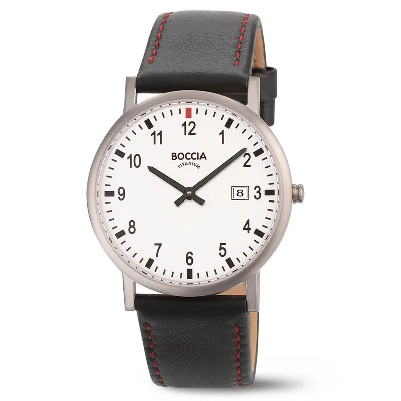 Boccia Titanium 3679-01 Heren Horloge 37mm