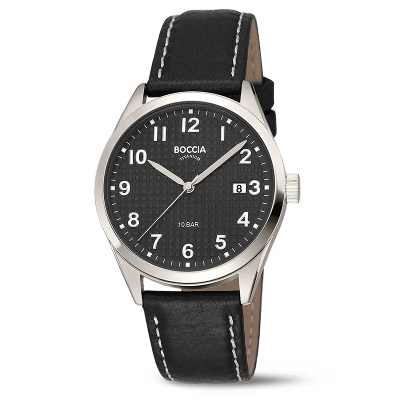 Boccia Titanium 3682-01 Heren Horloge 39mm