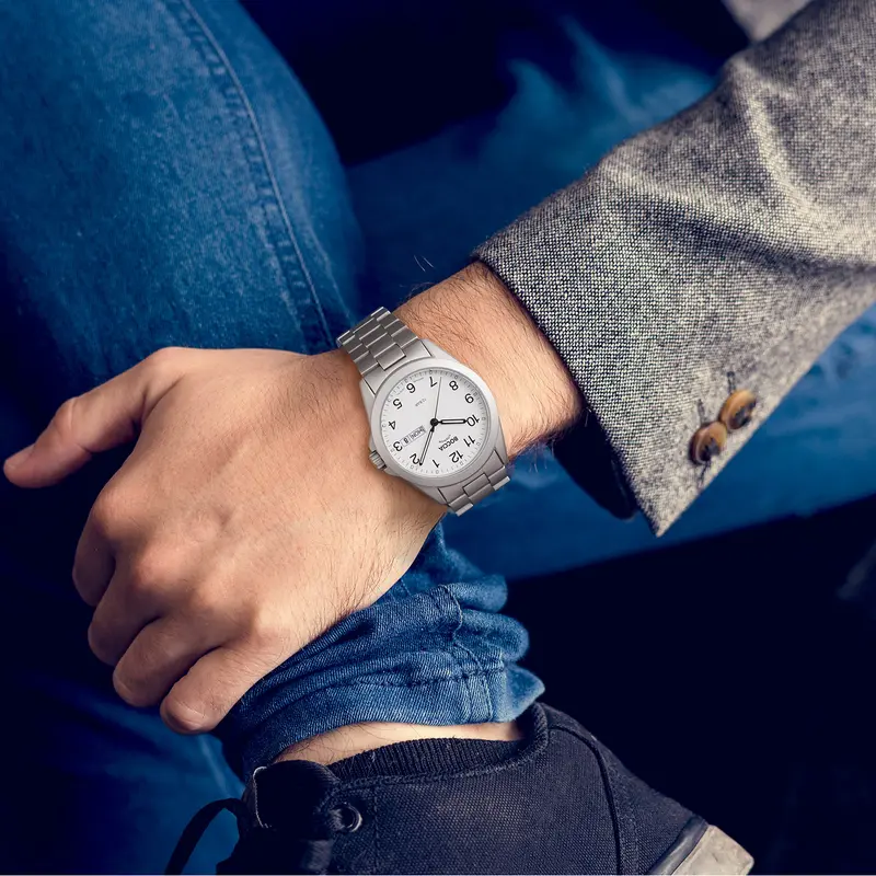 Boccia Titanium 3683-01 Heren Horloge 39mm