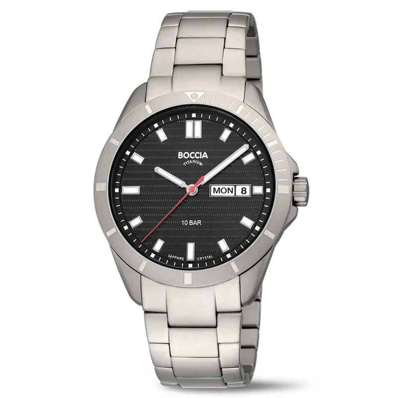 Boccia Titanium 3685-03 Heren Horloge 40mm