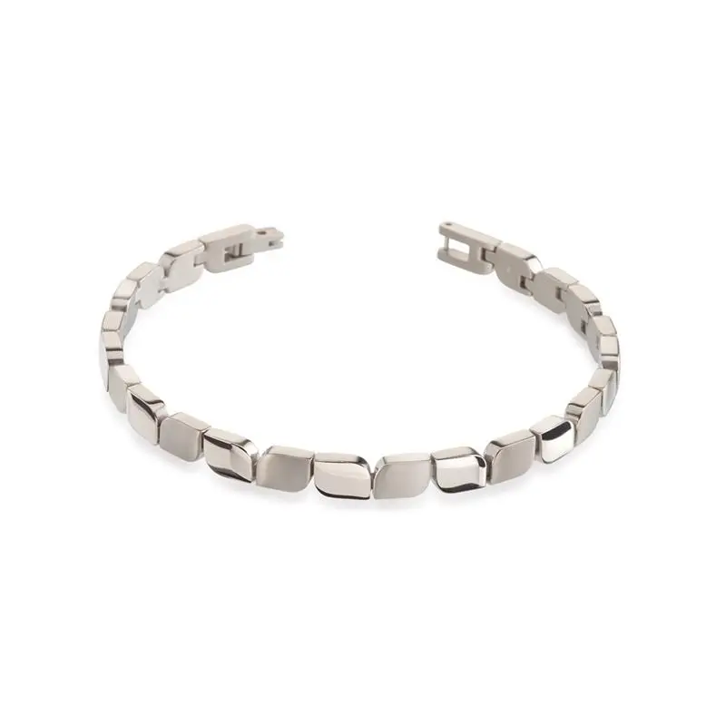 Boccia Titanium Armband 03007-01 Zilverkleurig 200 mm