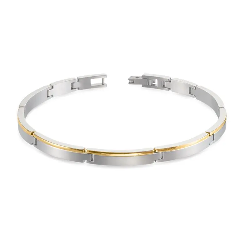 Boccia Titanium Armband 03025-02 Goudkleurig 200 mm