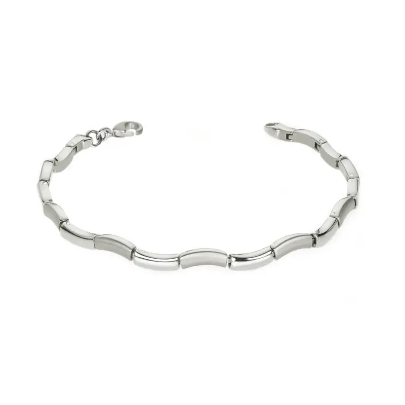 Boccia Titanium Armband 03033-01 Zilverkleurig 210 mm