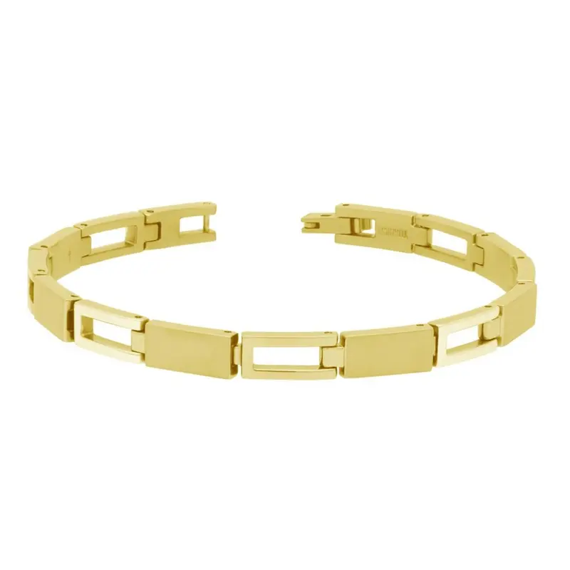 Boccia Titanium Armband 03034-03 Goudkleurig