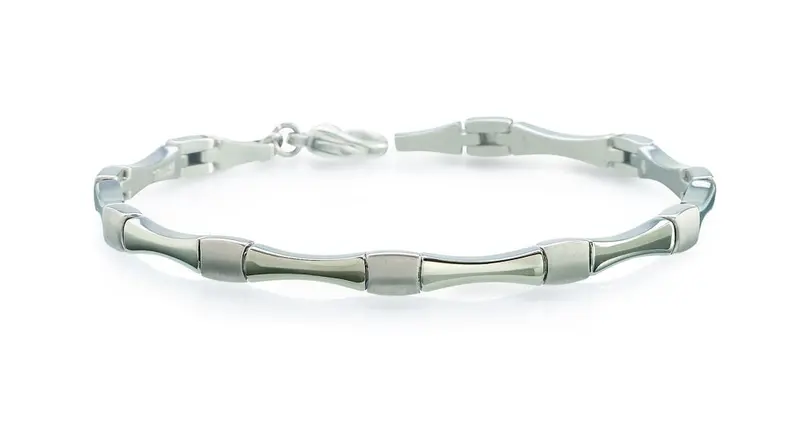 Boccia Titanium Armband 03037-01 Zilverkleurig