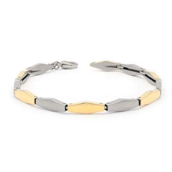 Boccia Titanium Armband 03039-02 Goudkleurig 200 mm