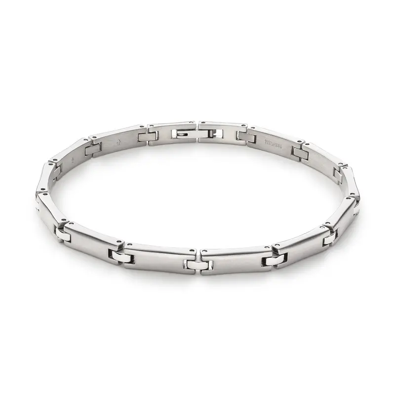 Boccia Titanium Armband 03067-01 Zilverkleurig 210 mm
