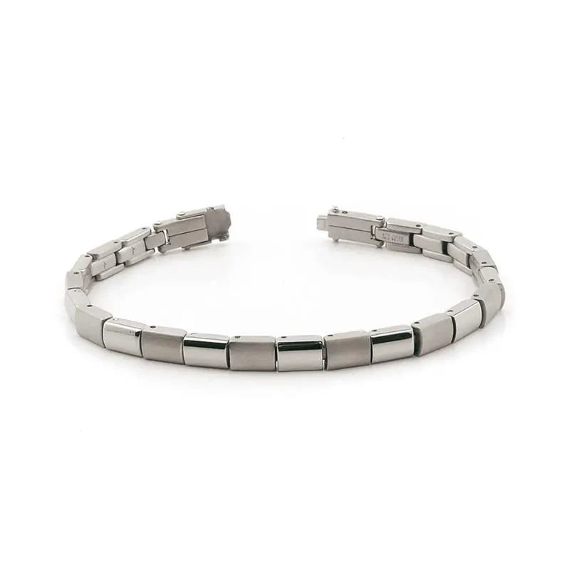 Boccia Titanium Armband 0313-01 Zilverkleurig 200 mm