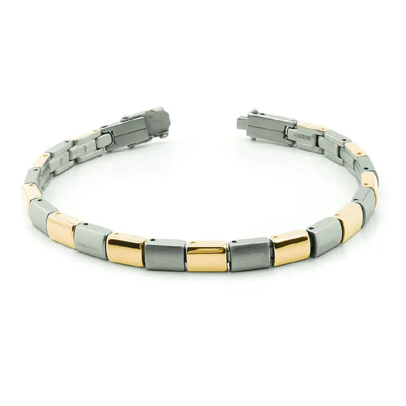 Boccia Titanium Armband 0313-02 Goudkleurig 200 mm