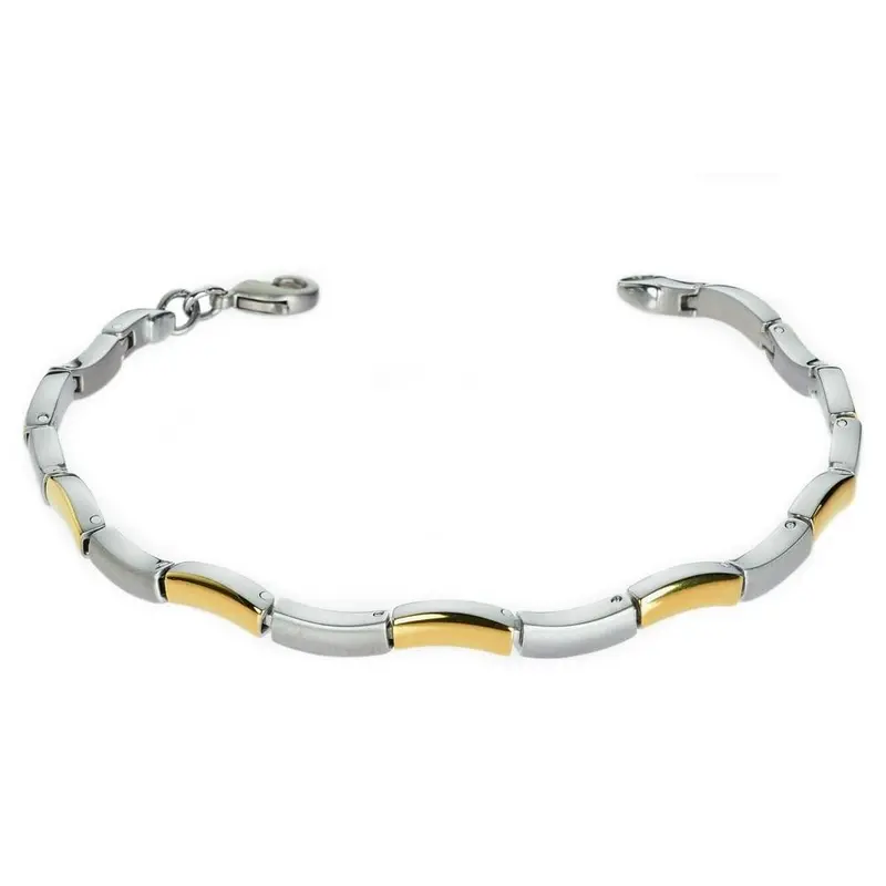 Boccia Titanium Armband 0370-02 Goudkleurig 210 mm
