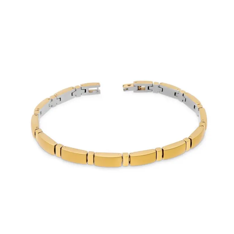 Boccia Titanium Armband 0371-07 Goudkleurig 210 mm