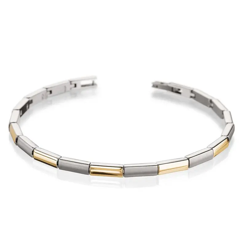 Boccia Titanium Armband 0387-02 Goudkleurig 200 mm