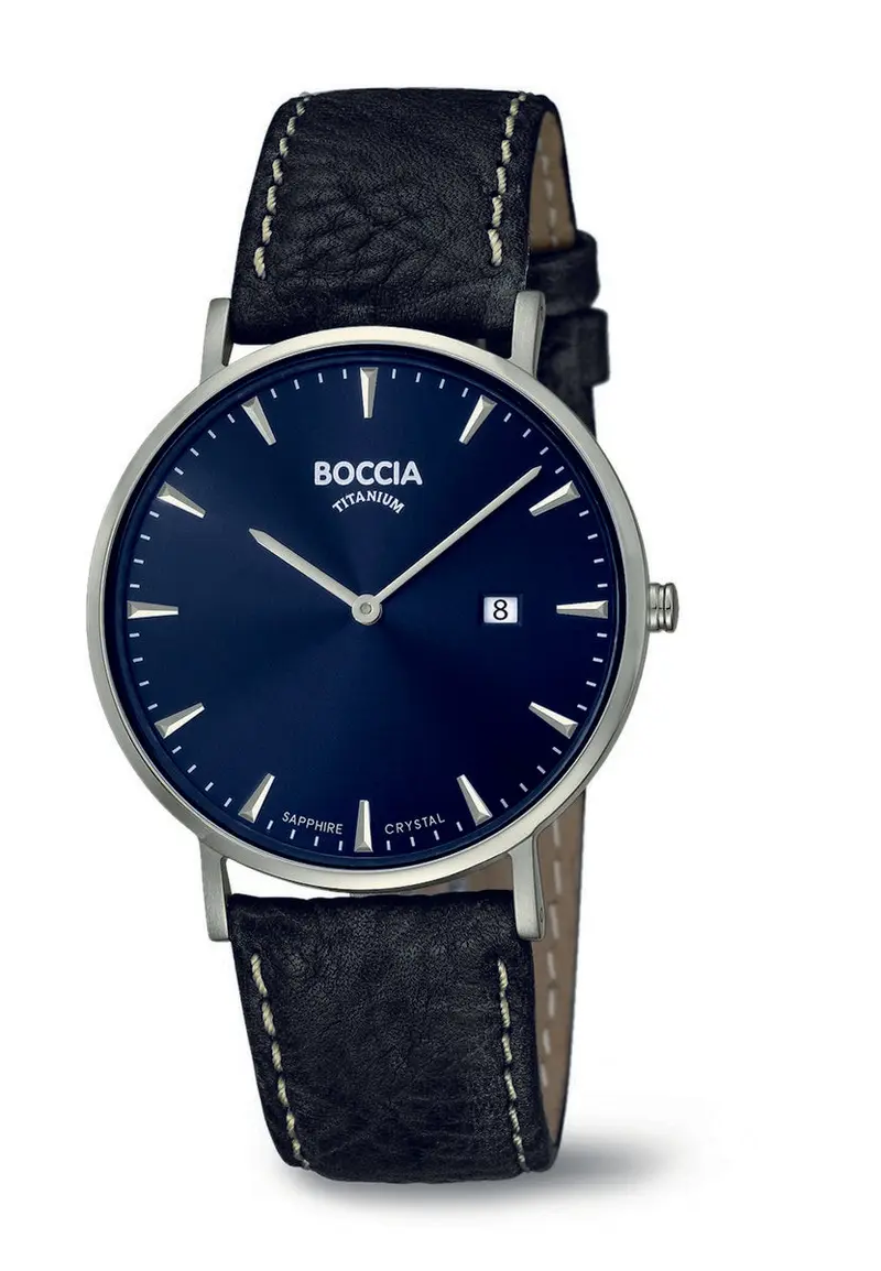Boccia Titanium Herenhorloge 3648-02 Zilverkleurig