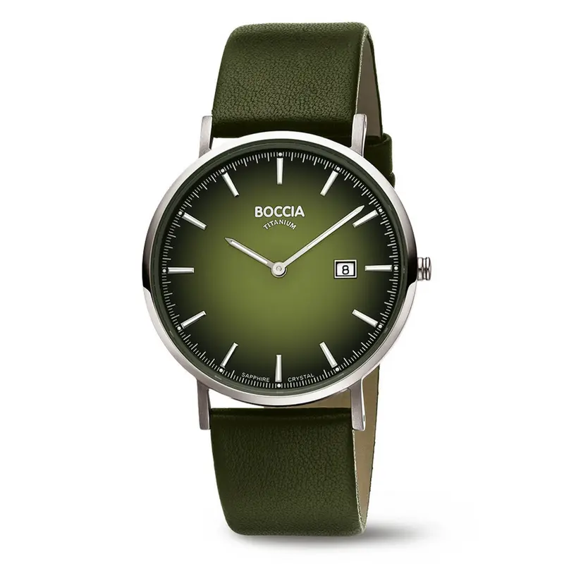 Boccia Titanium Herenhorloge 3648-03 Zilverkleurig