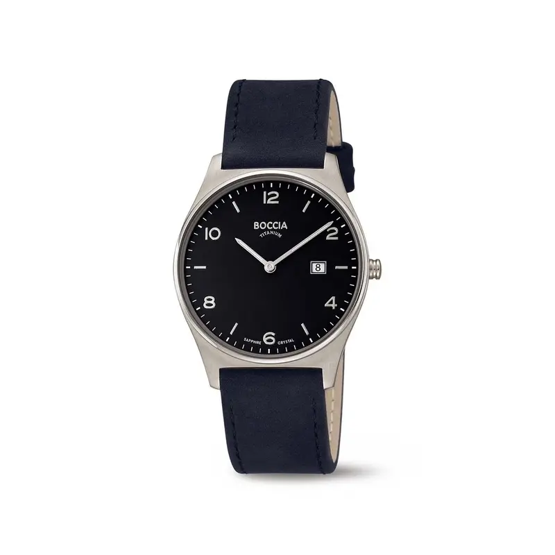 Boccia Titanium Herenhorloge 3655-02 Zilverkleurig