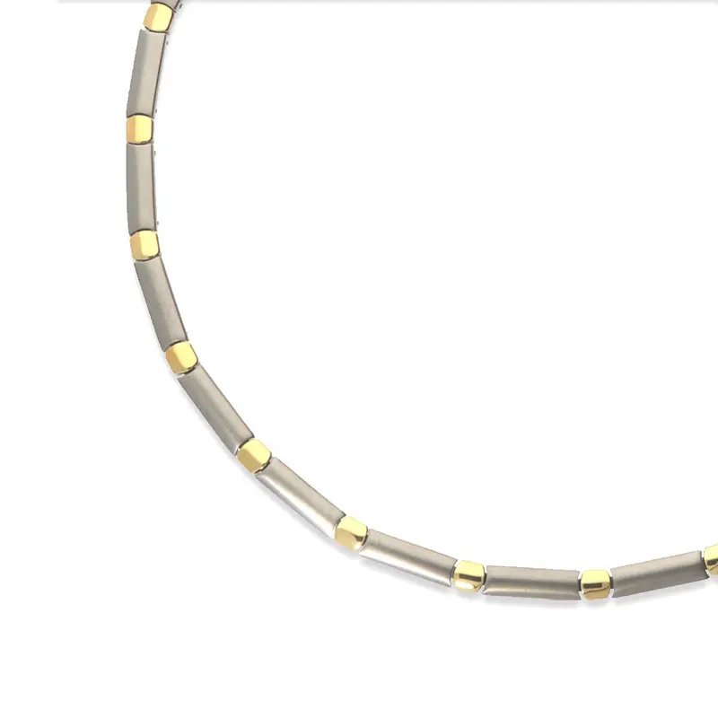 Boccia Titanium Ketting 08030-02 Zilverkleurig