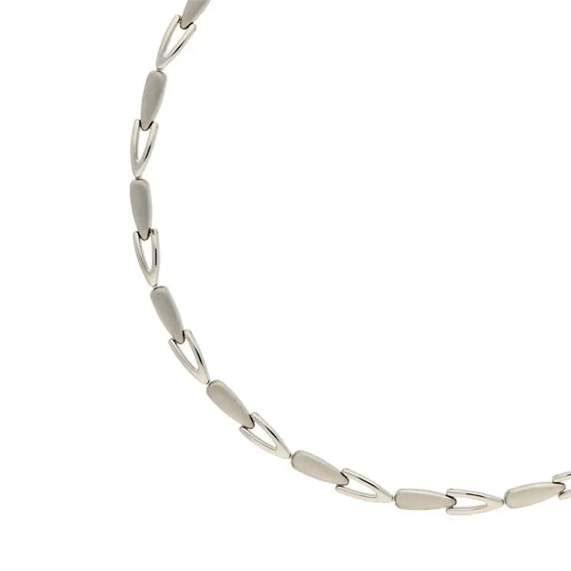 Boccia Titanium Ketting 08039-01 Zilverkleurig 450 mm