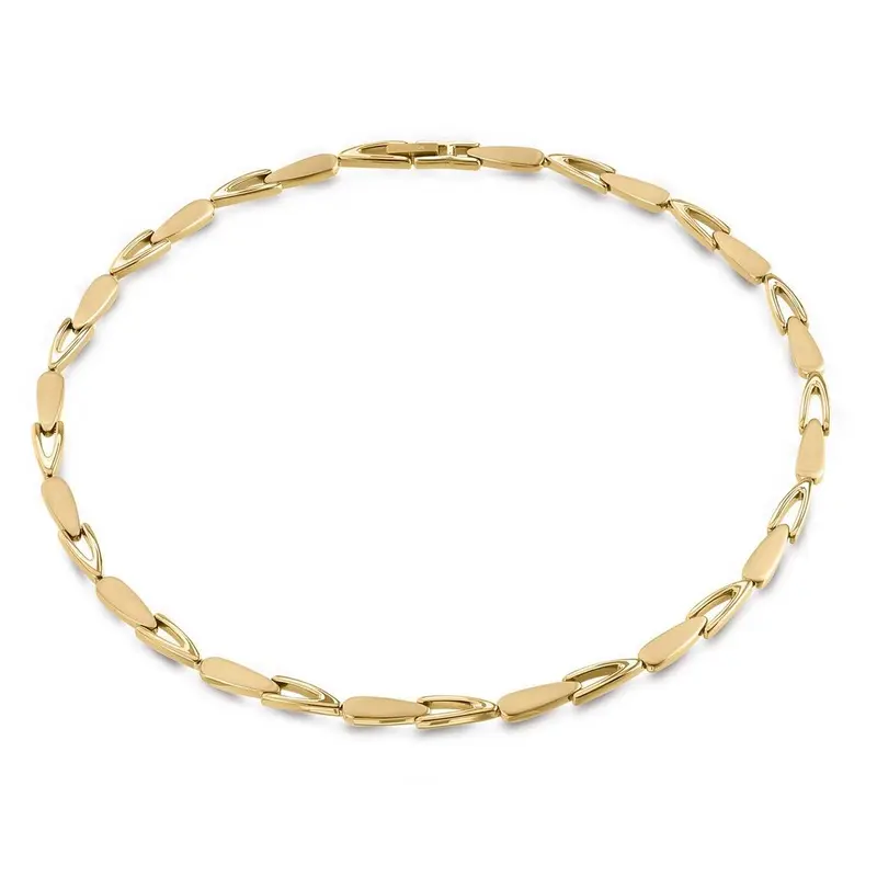 Boccia Titanium Ketting 08039-03 Goudkleurig 450 mm