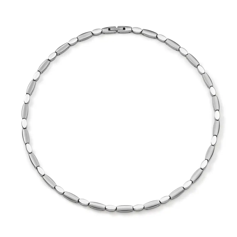 Boccia Titanium Ketting 08090-01 Zilverkleurig 500 mm