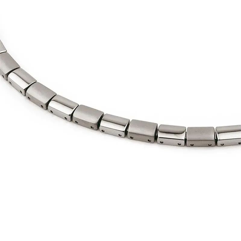 Boccia Titanium Ketting 0812-01 Zilverkleurig 450 mm
