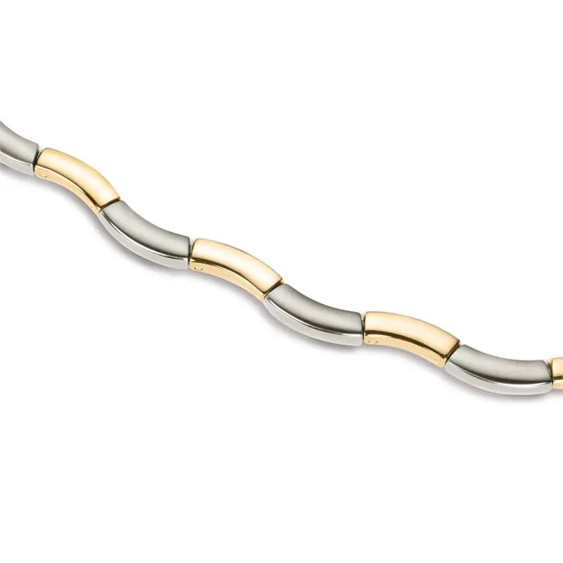 Boccia Titanium Ketting 0844-02 Goudkleurig 450 mm