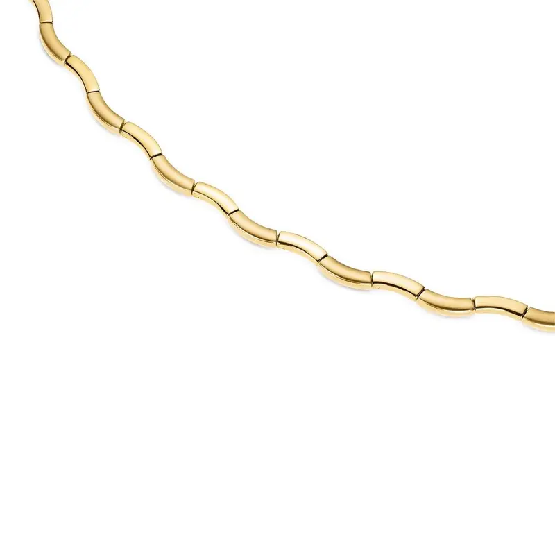Boccia Titanium Ketting 0844-06 Goudkleurig 450 mm