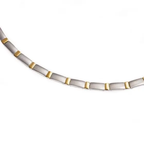 Boccia Titanium Ketting 0845-02 Zilverkleurig 450 mm