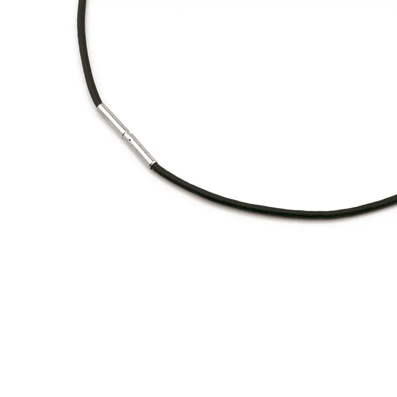 Boccia Titanium Lengte Collier leer 0805-02