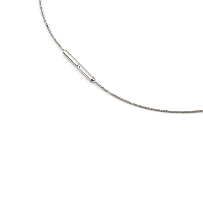 Boccia Titanium Lengte Collier staal 0802-01