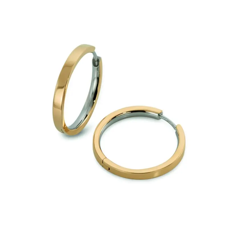 Boccia Titanium Oorbellen 0517-10 Goudkleurig 25 mm