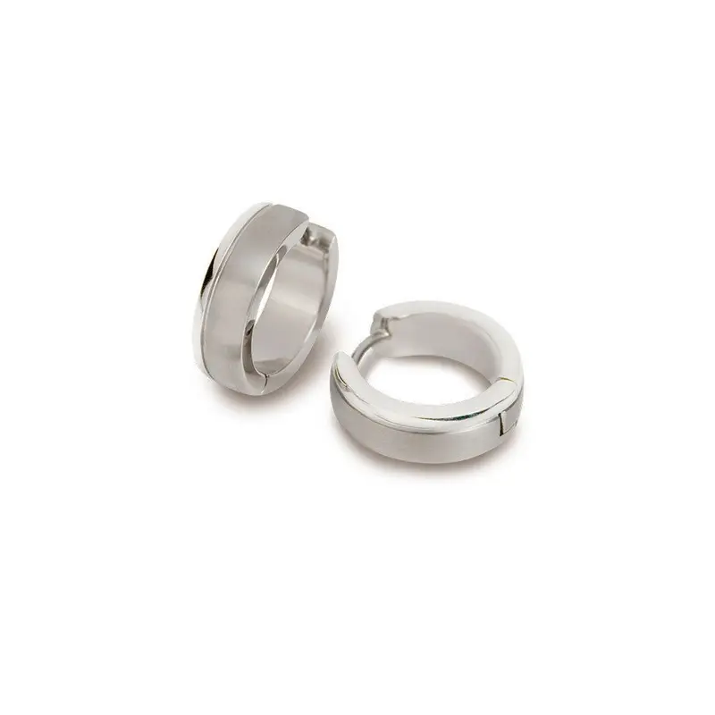 Boccia Titanium Oorbellen 0539-11 Zilverkleurig 16 mm